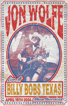 Live at Billy Bob's Texas Commemorative Screen Print Poster