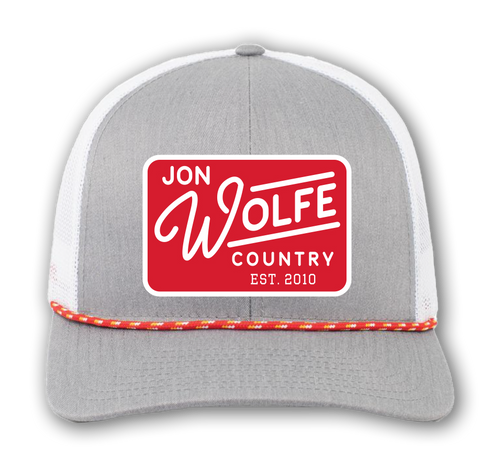 Jon Wolfe Red Patch Hat